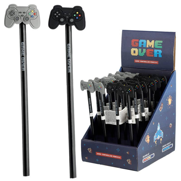 Game Over Pencil with PVC Topper - The Panic Room Escape Ltd