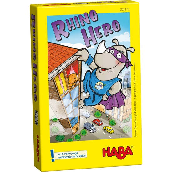 HABA Rhino Hero - Board Game - The Panic Room Escape Ltd