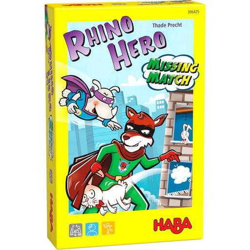 HABA - Rhino Hero - Missing Match - Board Game - The Panic Room Escape Ltd