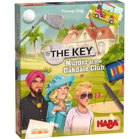 HABA The Key – Murder at the Oakdale Club - Board Game - The Panic Room Escape Ltd