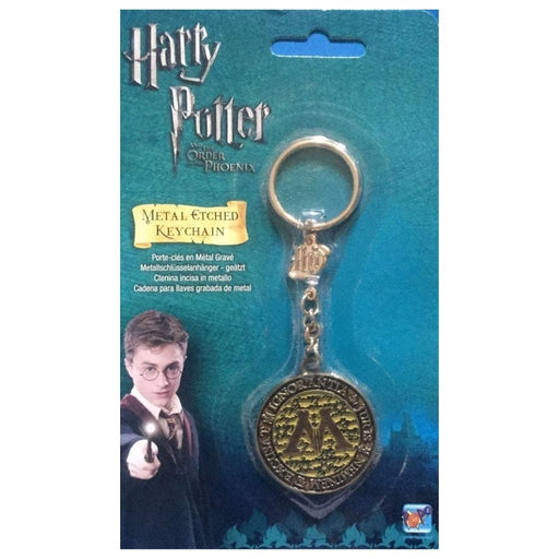 Harry Potter Ministry Of Magic - Metal Etched Keychain - The Panic Room Escape Ltd