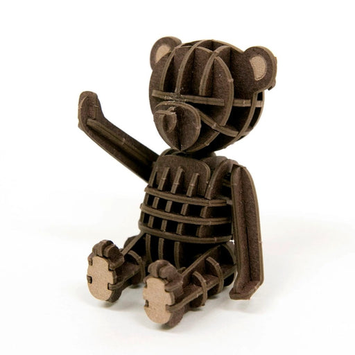 JIGZLE Teddy Bear 3D Paper Puzzle Laser Cut Miniature Animals - The Panic Room Escape Ltd