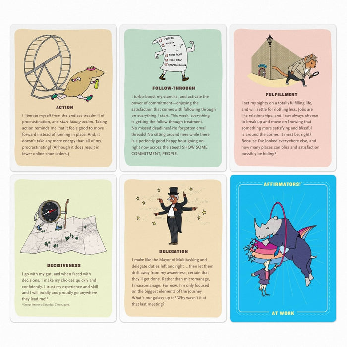 Knock Knock Affirmators! at Work: 50 Affirmation Cards to He - The Panic Room Escape Ltd