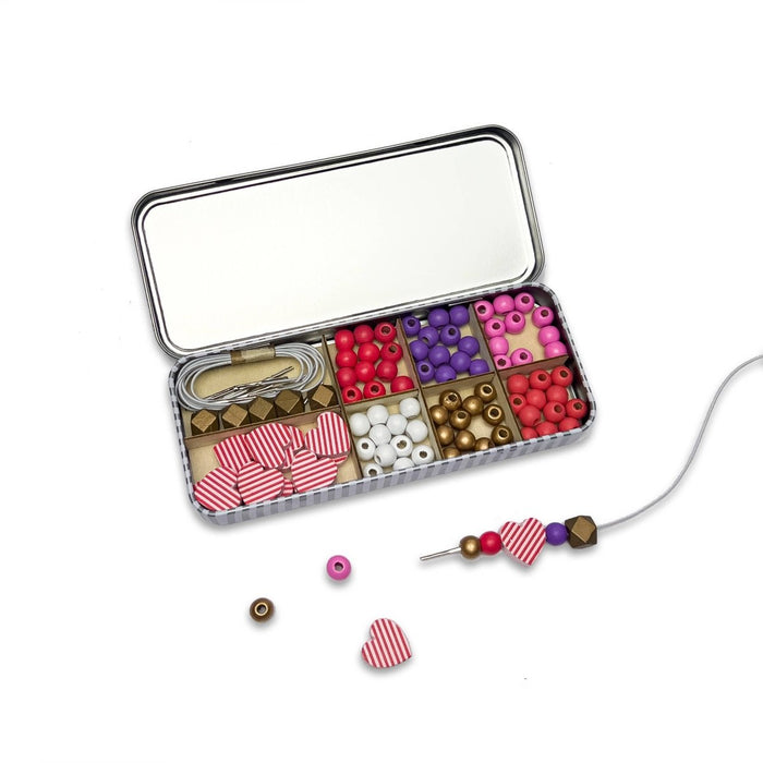 Love & Hearts Bracelet Bead Kit - The Panic Room Escape Ltd
