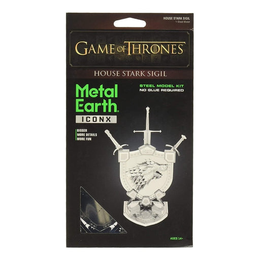Metal Earth Puzzle - Game Of Thrones: HOUSE STARK SIGIL - DIY 3D Model Kit / Metal Jigsaw Puzzle - The Panic Room Escape Ltd