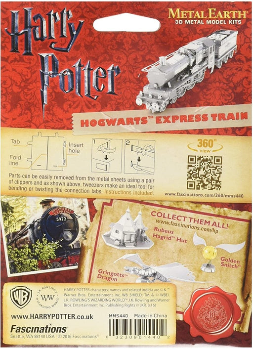 Metal Earth Puzzle - Harry Potter Hogwarts Express - DIY 3D Model Kit / Metal Jigsaw Puzzle - The Panic Room Escape Ltd
