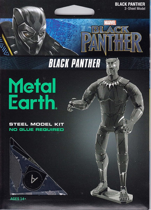 Metal Earth Puzzle - Marvel: Black Panther - DIY 3D Model Kit / Metal Jigsaw Puzzle - The Panic Room Escape Ltd