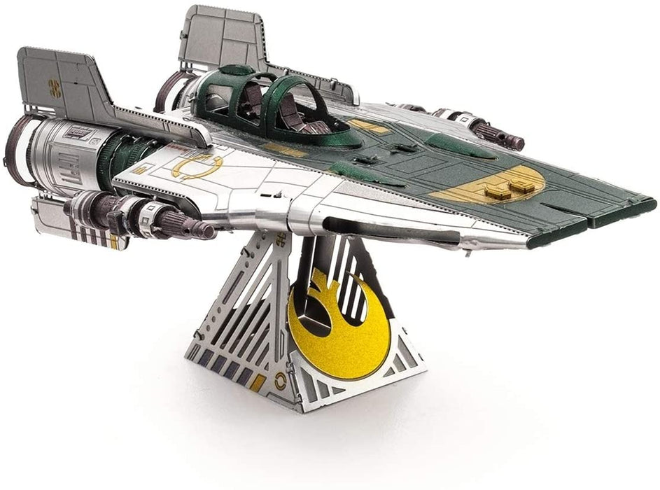 Metal Earth Puzzle - Star Wars: Resistance A-Wing Fighter - DIY 3D Model Kit / Metal Jigsaw Puzzle - The Panic Room Escape Ltd