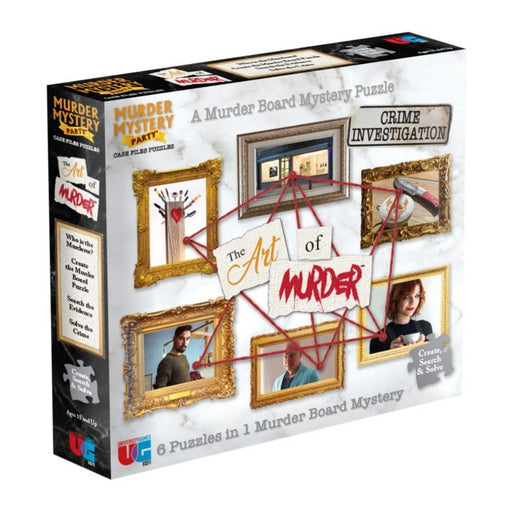 Murder Mystery Case Files - The Art of Murder Jigsaw Puzzle - The Panic Room Escape Ltd