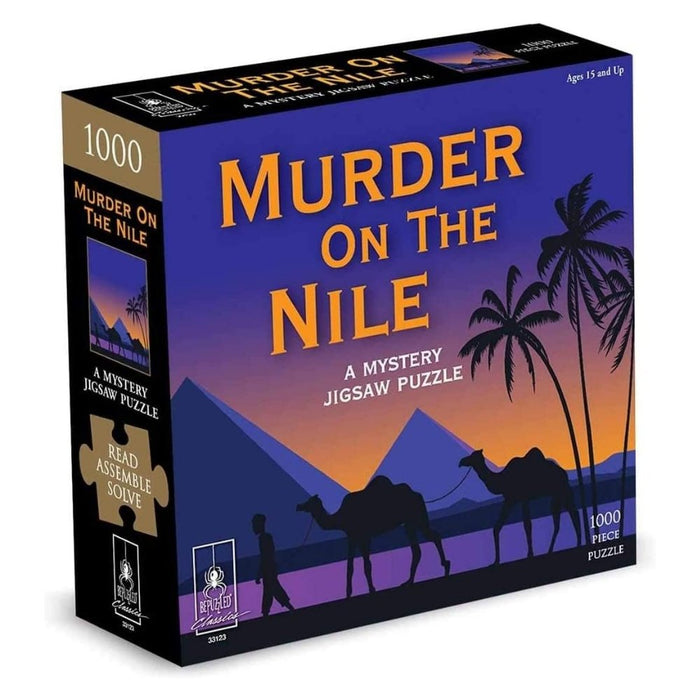 Mystery Jigsaw Puzzle - Murder On The Nile - 1000pcs - The Panic Room Escape Ltd