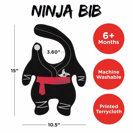 Ninja Baby Bib - The Panic Room Escape Ltd