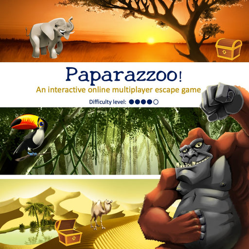 Paparazoo - Online Escape Room (New for 2023) - The Panic Room Escape Ltd