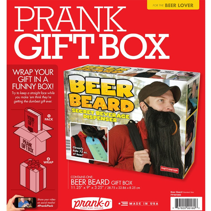Prank Gift Box Beer Beard 🧔 - The Panic Room Escape Ltd
