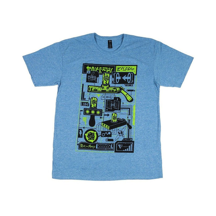 Rick & Morty - Portal Gun Men's T-Shirt - The Panic Room Escape Ltd