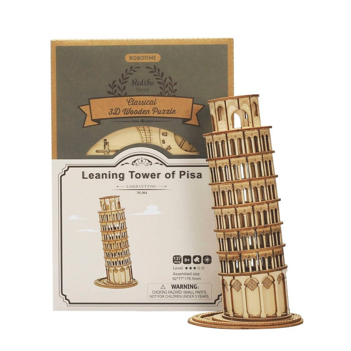 Rolife - Leaning Tower of Pisa 3D Puzzle Kit - The Panic Room Escape Ltd