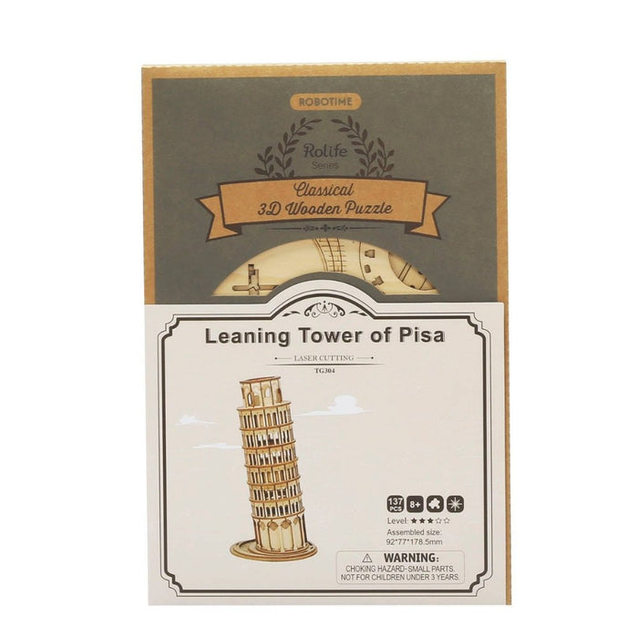 Rolife - Leaning Tower of Pisa 3D Puzzle Kit - The Panic Room Escape Ltd
