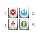 Star Wars Shot Glasses (4 To Choose From) - The Panic Room Escape Ltd
