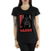 Star Wars - "Vader" Ladies Black T-Shirt - The Panic Room Escape Ltd