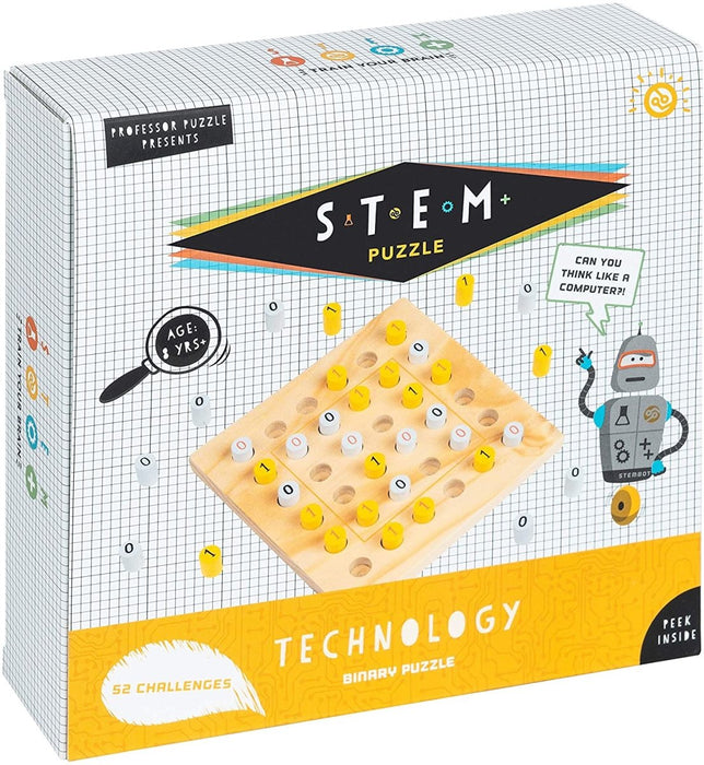 STEM Binary Puzzle - Technology educational game for kids 8+ - The Panic Room Escape Ltd