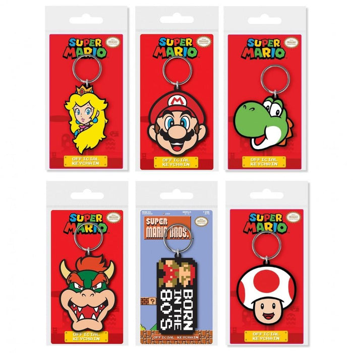 Super Mario Keychain Keyrings (6 to choose from) - The Panic Room Escape Ltd