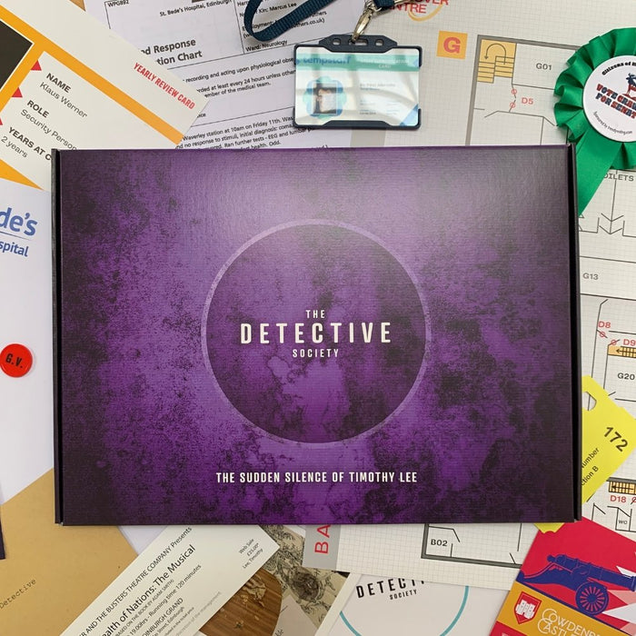 The Detective Society - Season 2: THE SUDDEN SILENCE OF TIMOTHY LEE - The Panic Room Escape Ltd