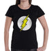 The Flash - Women's T-Shirt Black - The Panic Room Escape Ltd