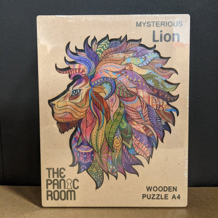 The Lion 2 (Side On) - Deluxe 3D Wooden Jigsaw Puzzle - The Panic Room Escape Ltd