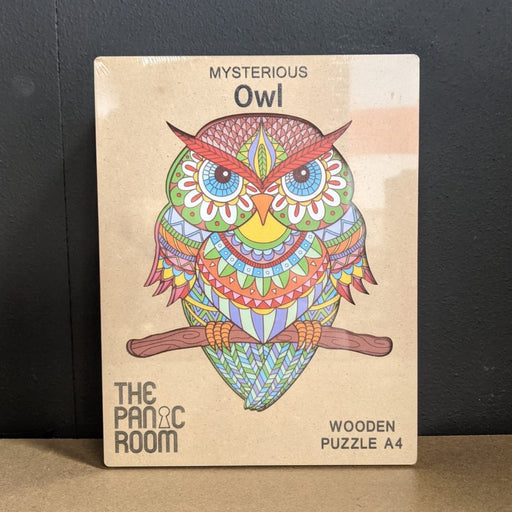 The Owl 3 (Green) - Deluxe 3D Wooden Jigsaw Puzzle - The Panic Room Escape Ltd