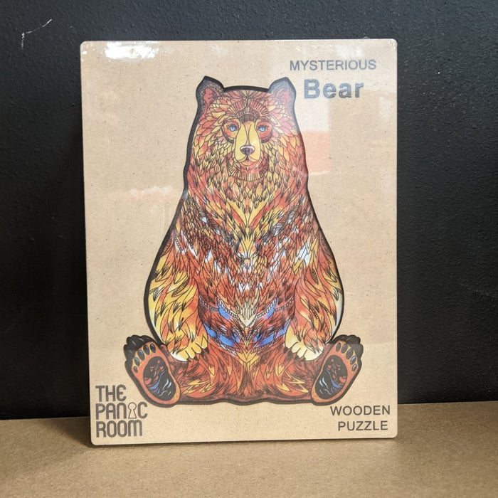 The Sitting Bear - Deluxe 3D Wooden Jigsaw Puzzle - The Panic Room Escape Ltd
