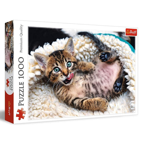 Trefl - Cheerful Kitten Jigsaw Puzzle 1000 Pieces - The Panic Room Escape Ltd