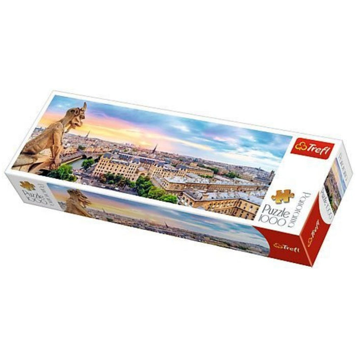 Trefl - Panorama - View from the Cathedral of Notre-Dame de Paris 1000 Pieces - The Panic Room Escape Ltd