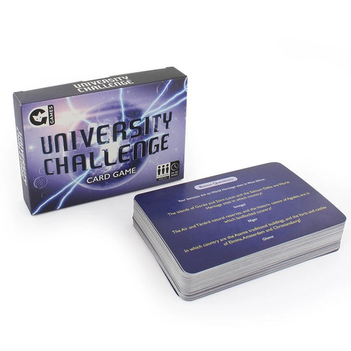 University Challenge - Card Game - The Panic Room Escape Ltd