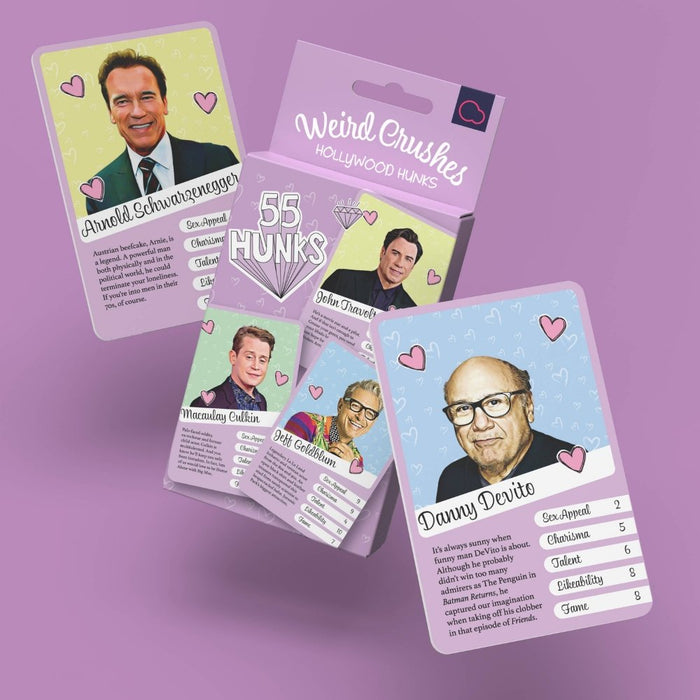 Weird Crushes - Hollywood Hunks Card Game - The Panic Room Escape Ltd
