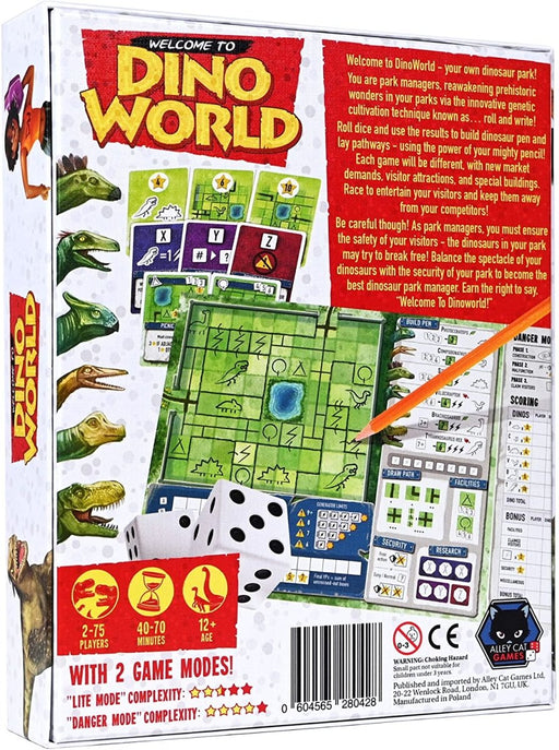 Welcome to Dino World - Board Game - The Panic Room Escape Ltd