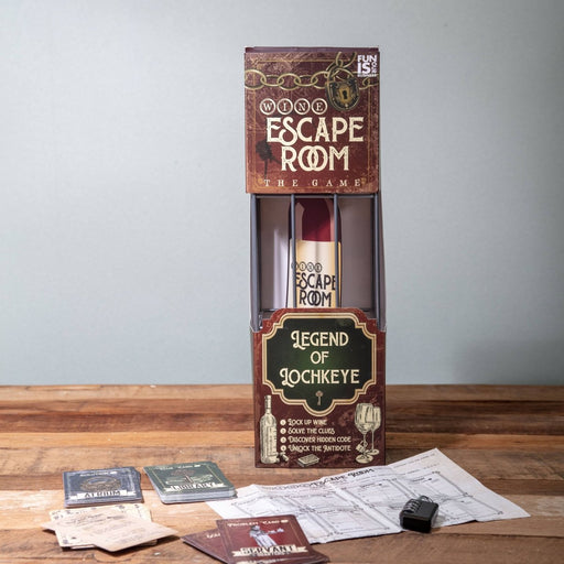 Wine Escape Room Game - Legend of Lockeye - Wine Gifts - The Panic Room Escape Ltd