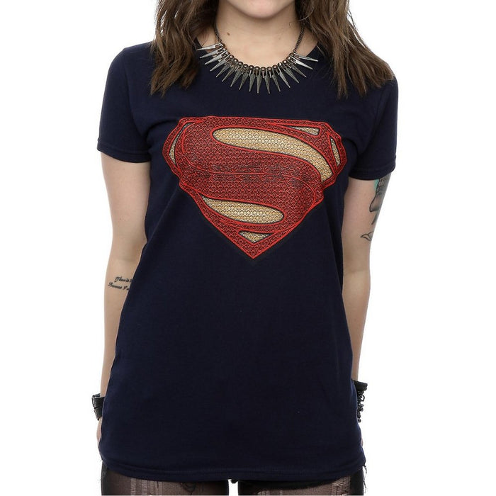Women's Superman Man Of Steel T-Shirt - The Panic Room Escape Ltd